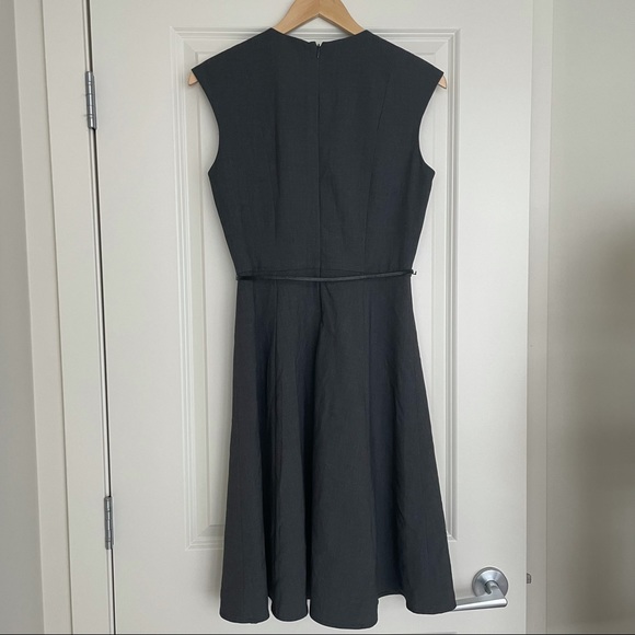 NWOT Calvin Klein Sleeveless Dress in dark grey - Picture 3 of 5